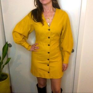 & Other Stories Bubble Sleeve Dress